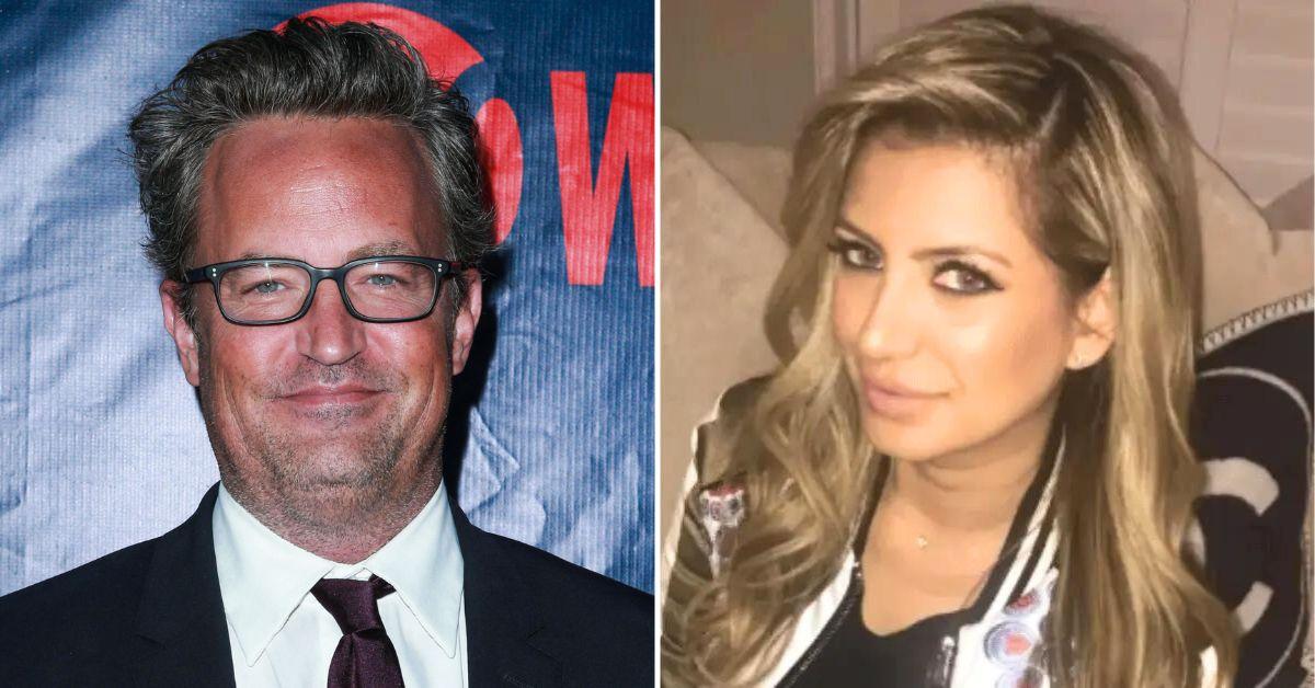 Composite photo Matthew Perry and Jasveen Sangha