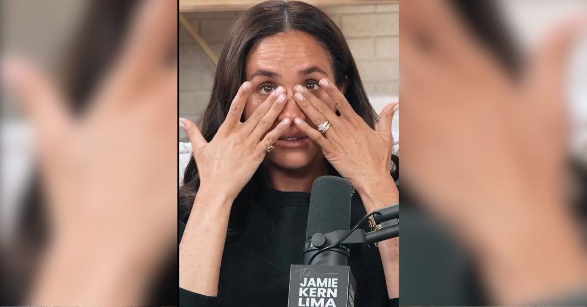 meghan markle tears